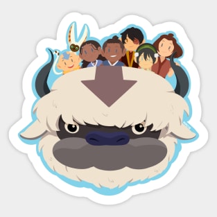 Team Avatar - No Appa Blep Sticker